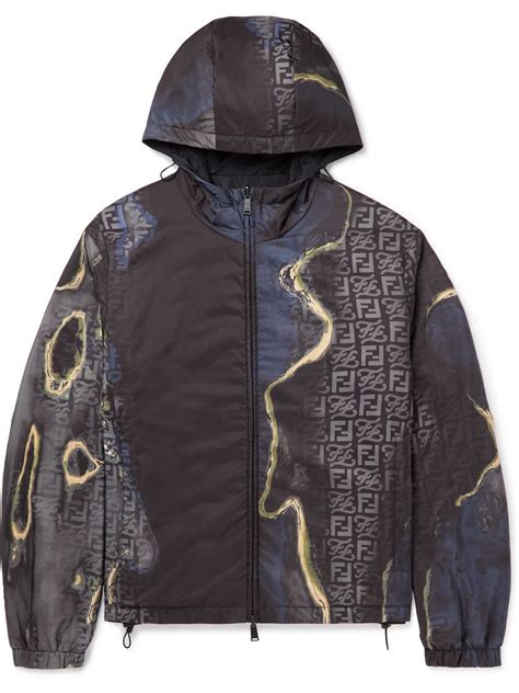 fendi reversible hooded jacket|FENDI + K.